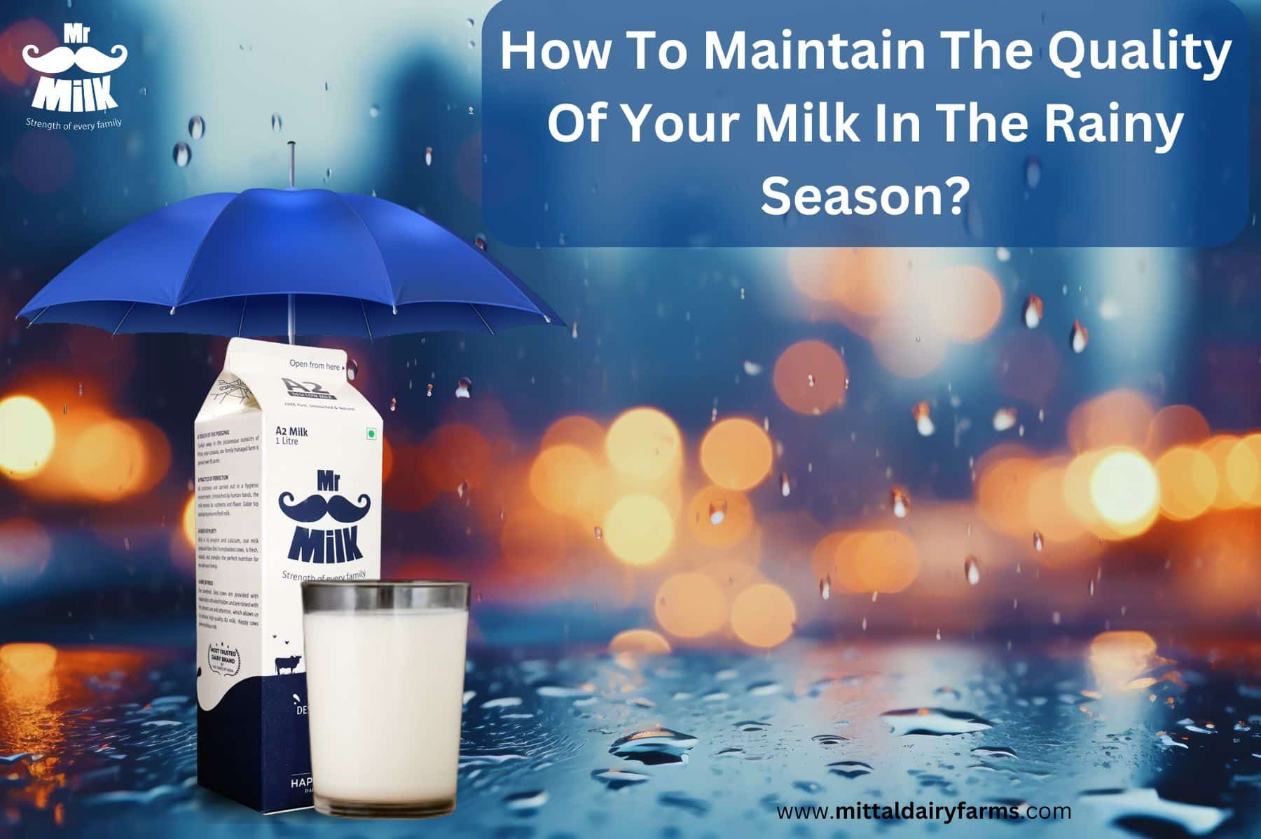 How To Maintain The Quality Of Your Milk In The Rainy Season?