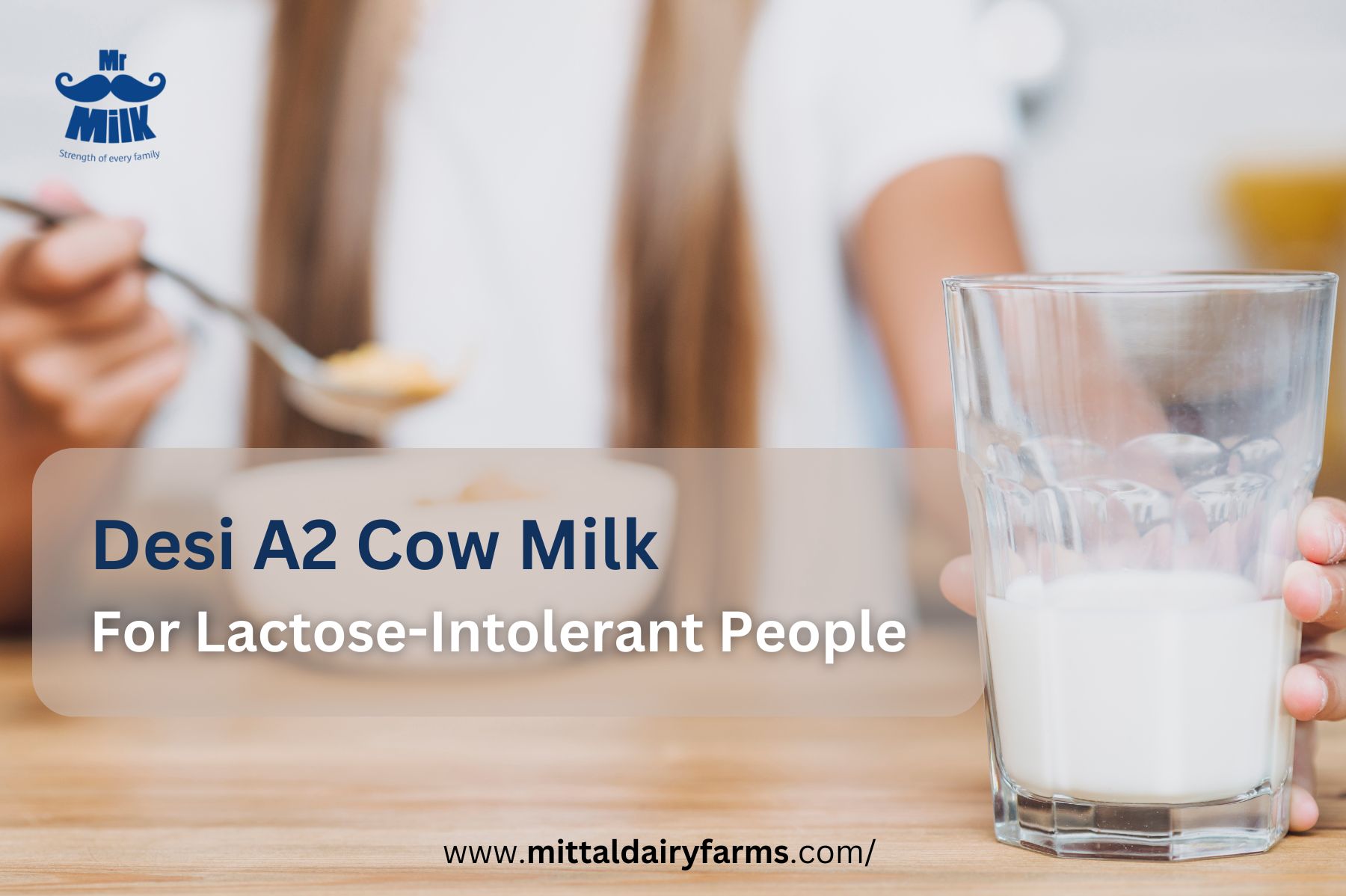 Desi A2 Cow Milk for lactose-intolerant people