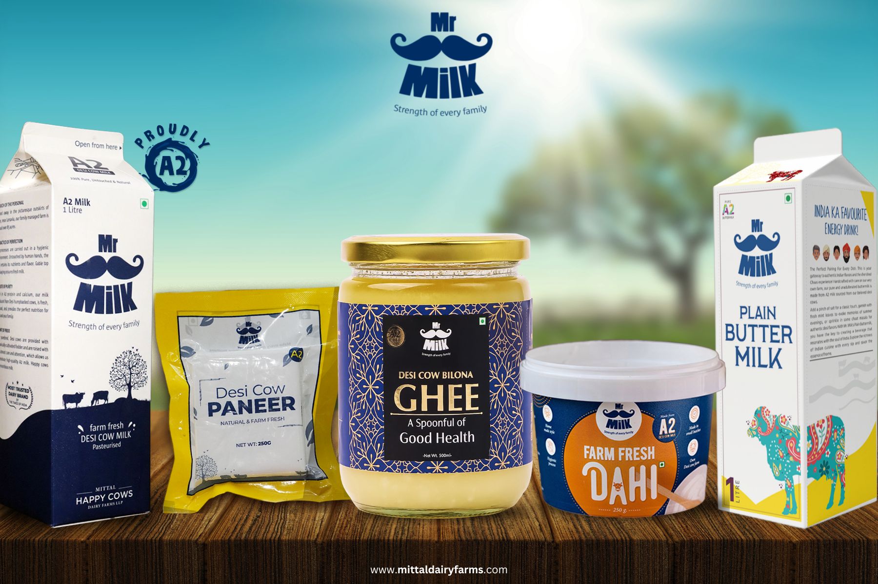 Types Of Desi, A2 Dairy Products in the Market In Pune.