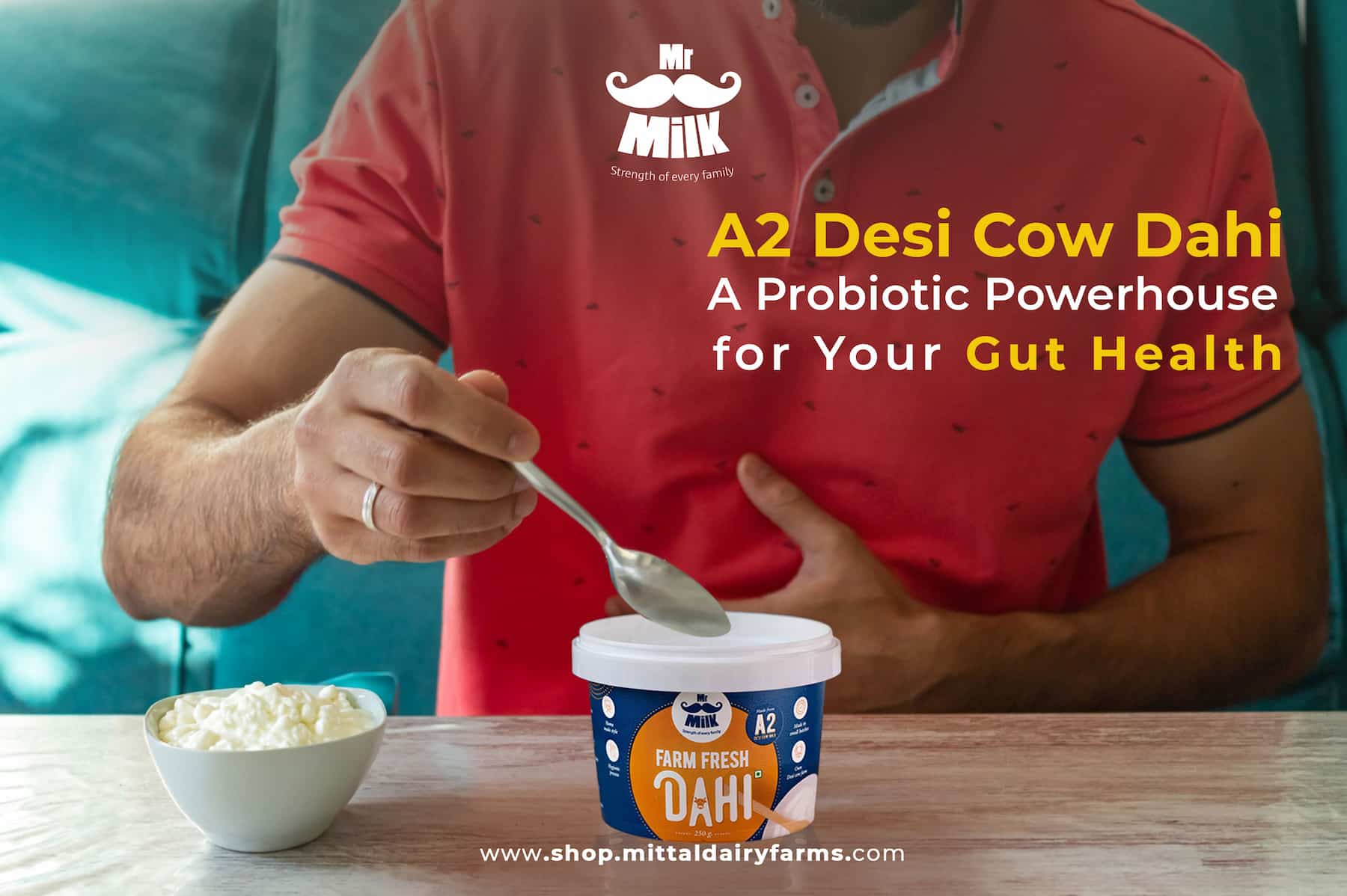 A2 Desi Cow Dahi - probiotic power house