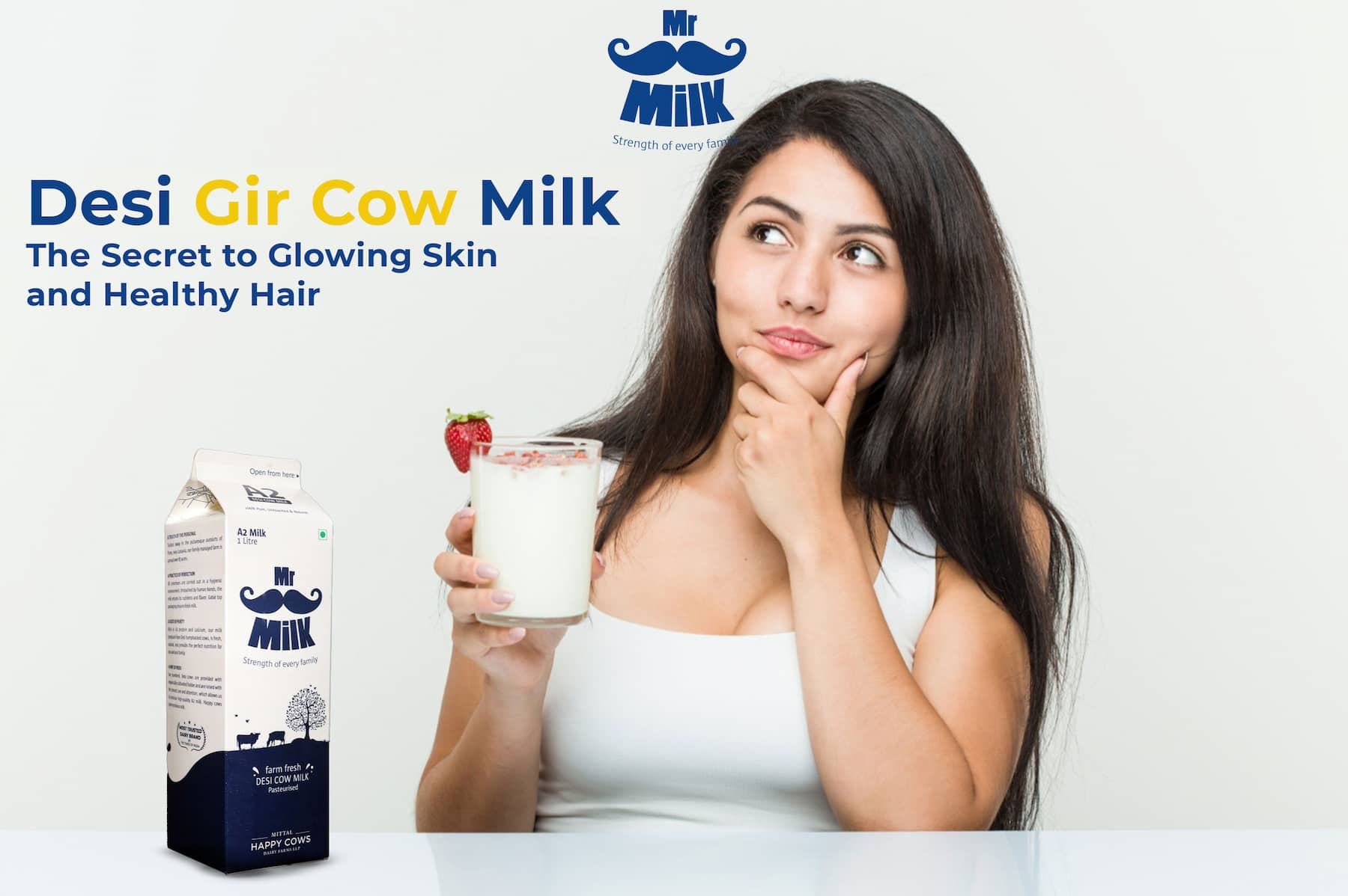 Desi Gir Cow Milk: The Secret to Glowing Skin and Healthy Hair