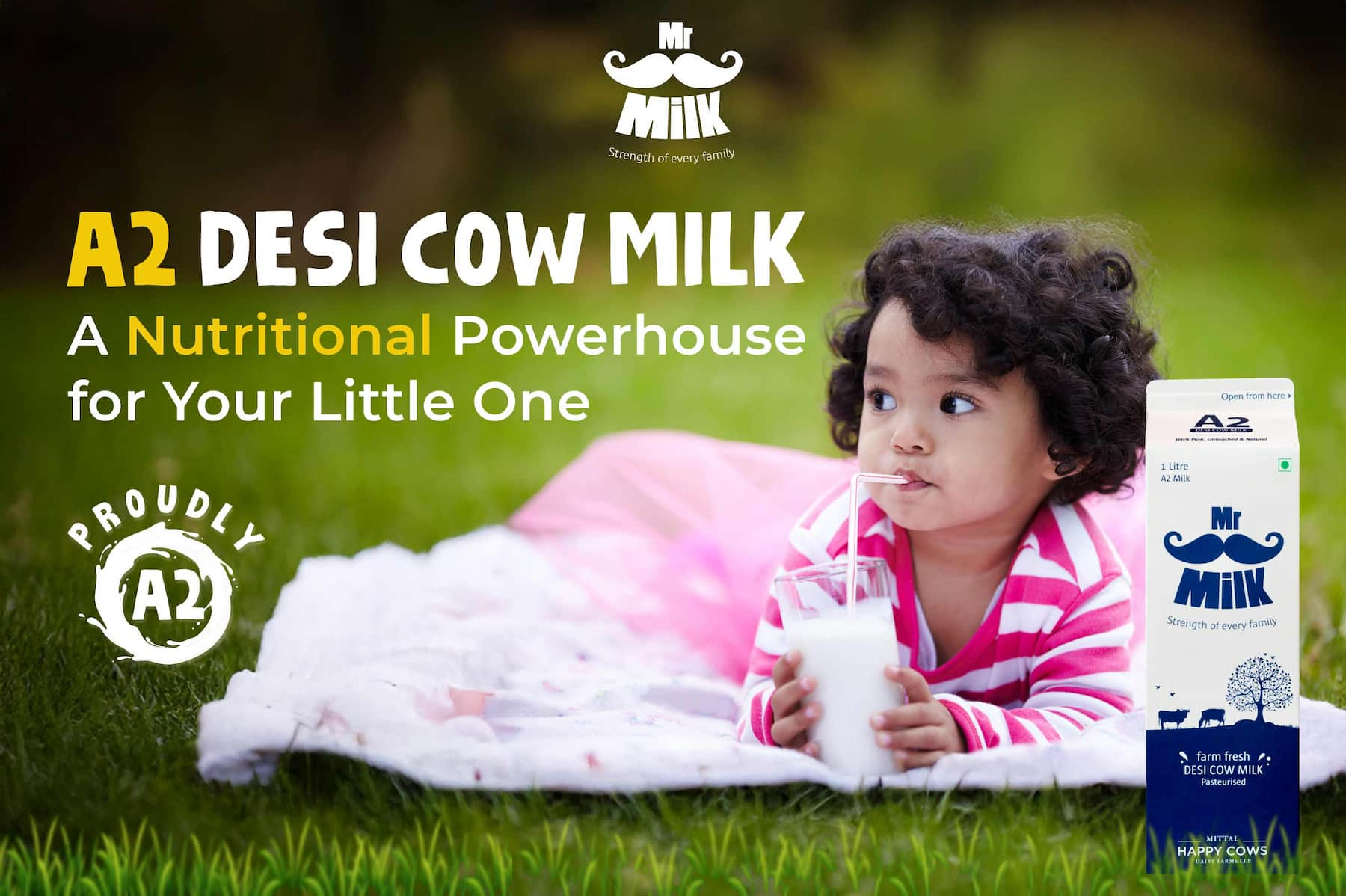 A2 Desi Cow Milk, A Nutritional Powerhouse for Your Little One